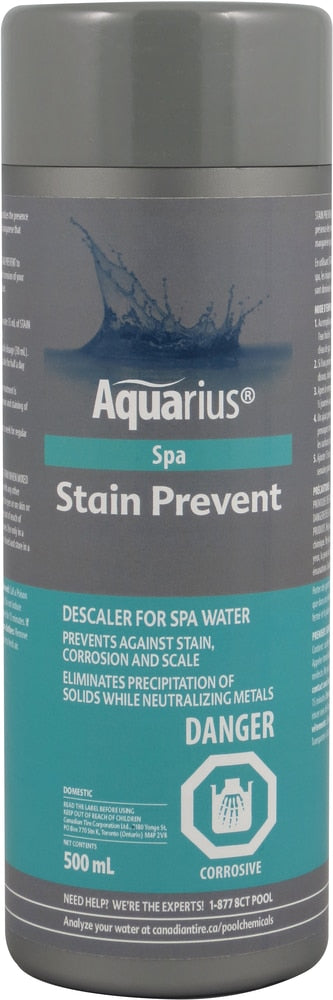 Aquarius Spa Stain Prevent, 500mL Z8