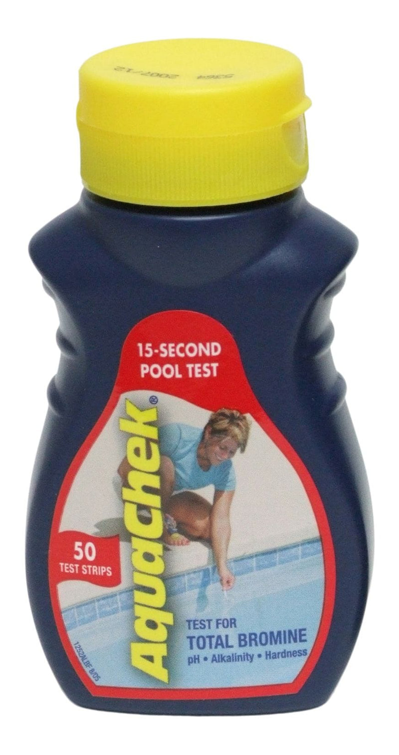 Aquarius Stabilized Pool & Spa Bromine Test Strips, Red F6
