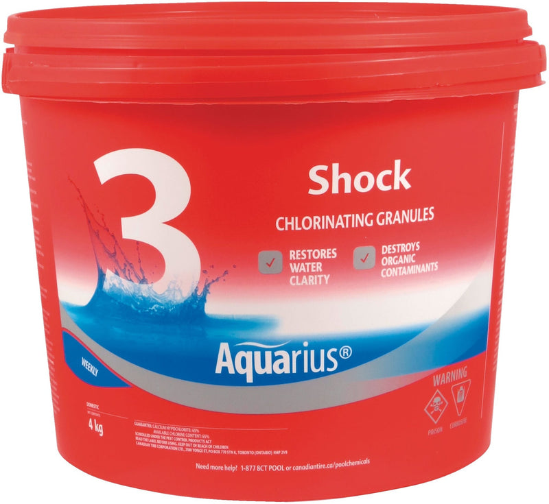 Aquarius Step 3 Shock Chlorinating Granules, 4-kg N8