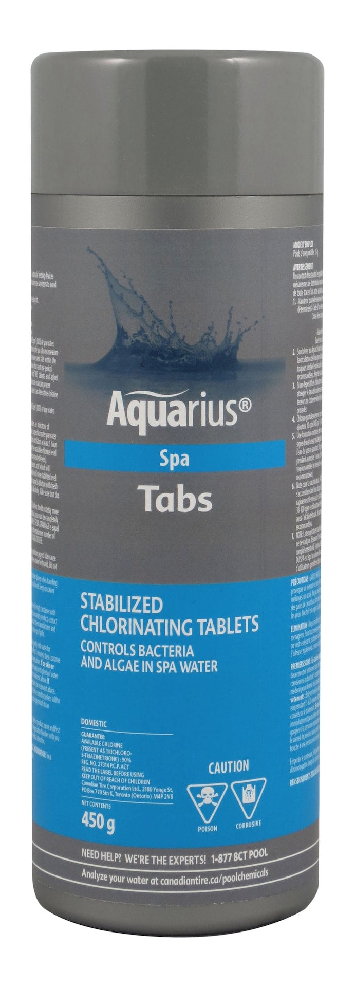 Aquarius Tabs Stabilized Chlorinating Tablets for Spa, 450-g B4