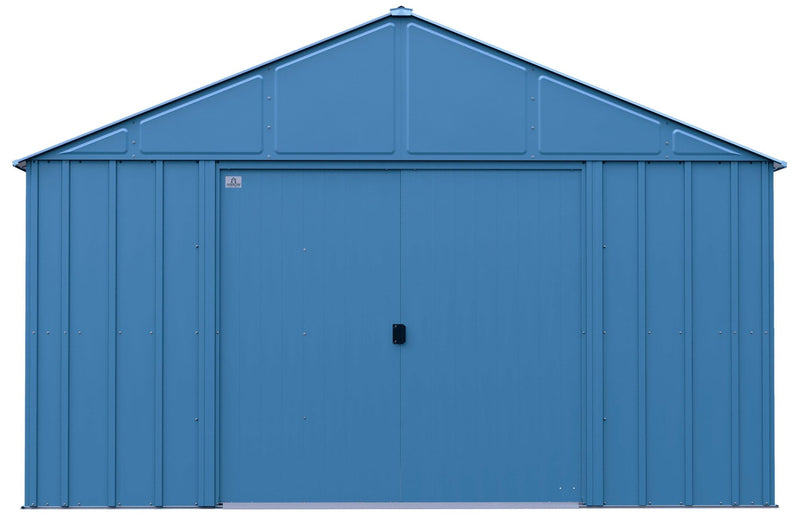 Arrow Classic 12x12-ft Blue Grey Corrosion-Resistant Steel Shed P9