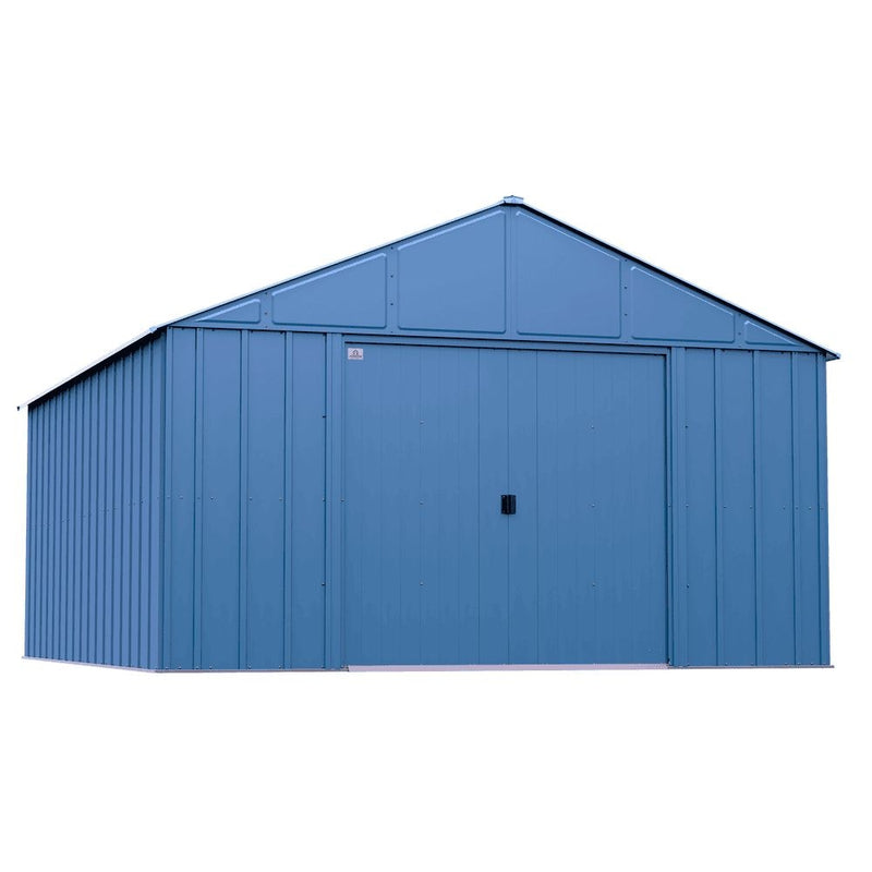Arrow Classic 12x14-ft Blue Grey Corrosion-Resistant Steel Shed R7