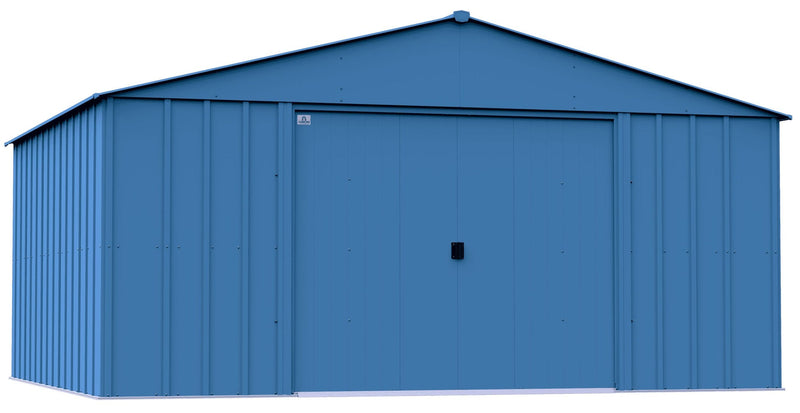 Arrow Classic 14x12-ft Blue Grey Corrosion-Resistant Steel Shed Z2