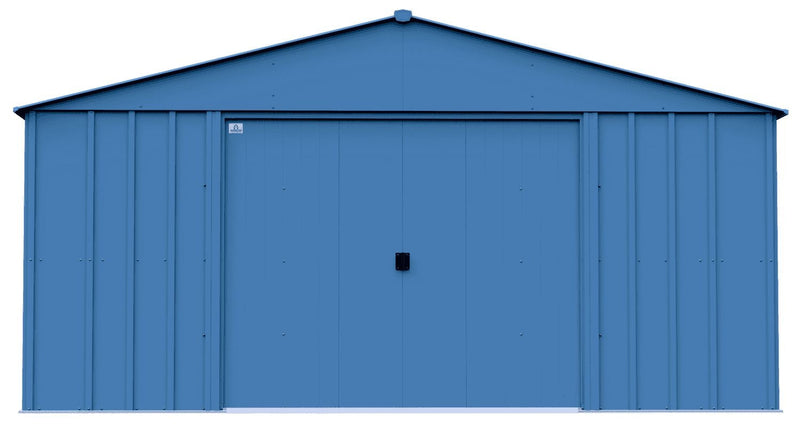 Arrow Classic 14x14-ft Blue Grey Corrosion-Resistant Steel Shed U4