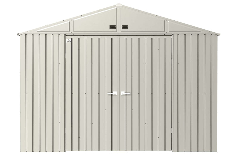 Arrow Elite 10x12-ft Cool Grey Corrosion-Resistant Steel Storage Shed F6