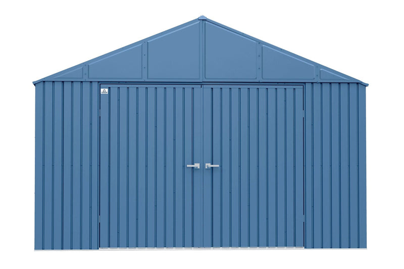 Arrow Elite 12x12-ft Blue Grey Corrosion-Resistant Steel Shed X1