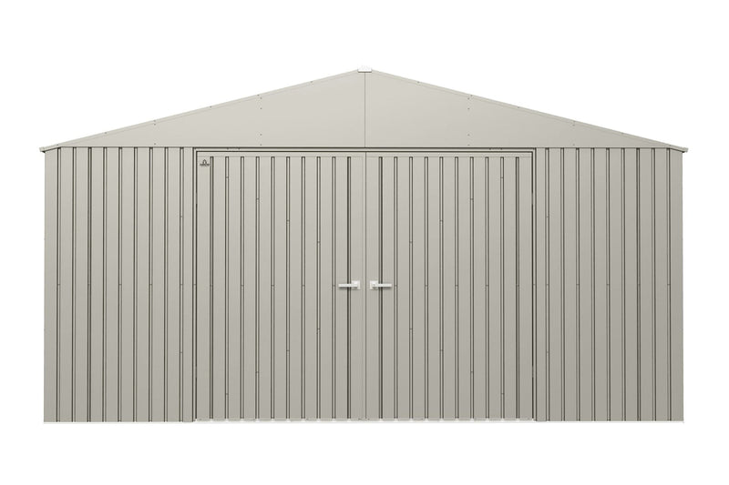 Arrow Elite 14x12-ft Cool Grey Weather-Resistant Steel Shed R3