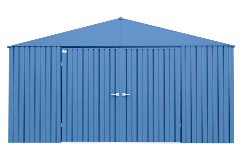 Arrow Elite 14x14-ft Corrosion-Resistant Blue Grey Steel Shed T9