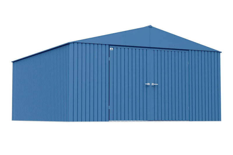 Arrow Elite 14x16-ft Blue Grey Corrosion-Resistant Steel Shed G9