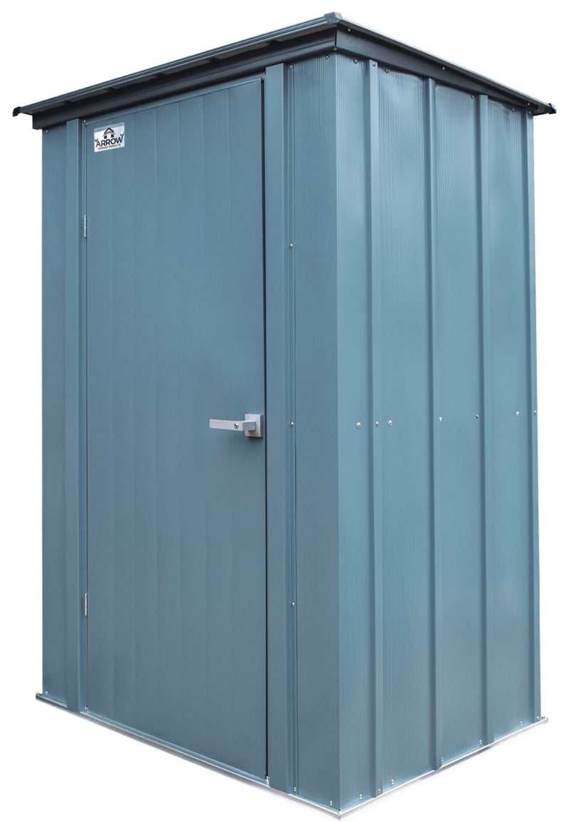 Arrow Spacemaker 4x3-ft Juniper Berry Lockable Patio Shed H2