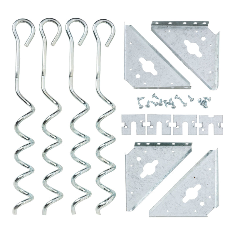 Arrow Steel Earth Anchor Kit with 15-in Corkscrews L6