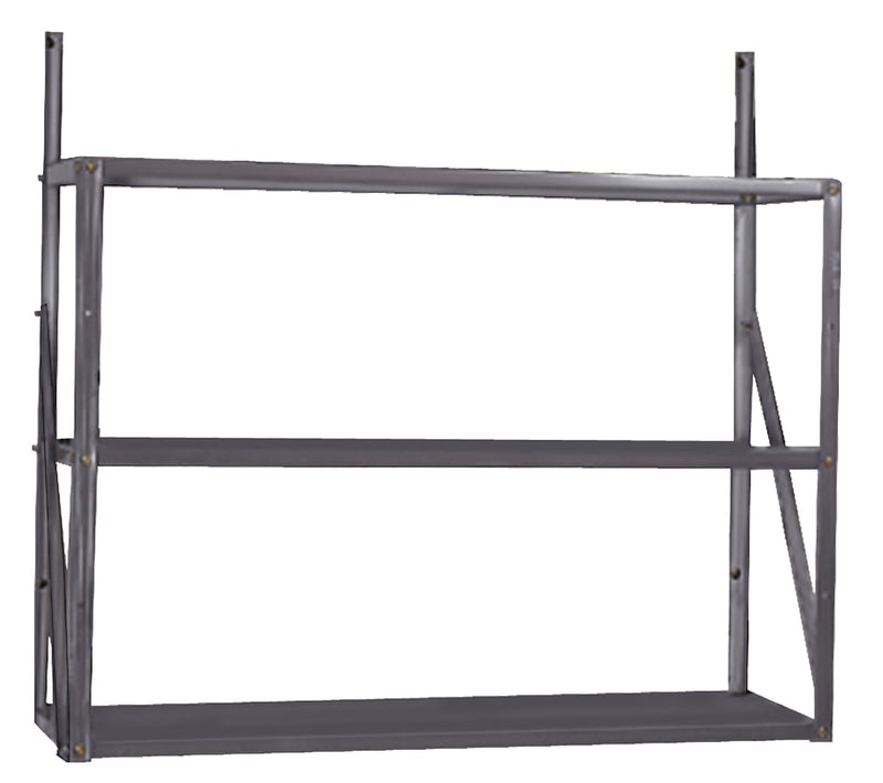 Arrow Telescoping 3-Tier Galvanized Steel Shelf Kit P5