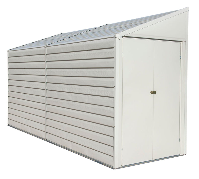 Arrow Yardsaver Electro Galvanized Steel Storage Shed, 4-ft x 10-ft U2