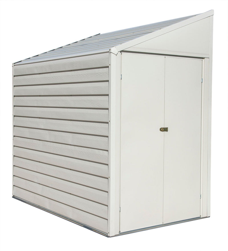 Arrow Yardsaver Electro Galvanized Steel Storage Shed, 4-ft x 7-ft L8