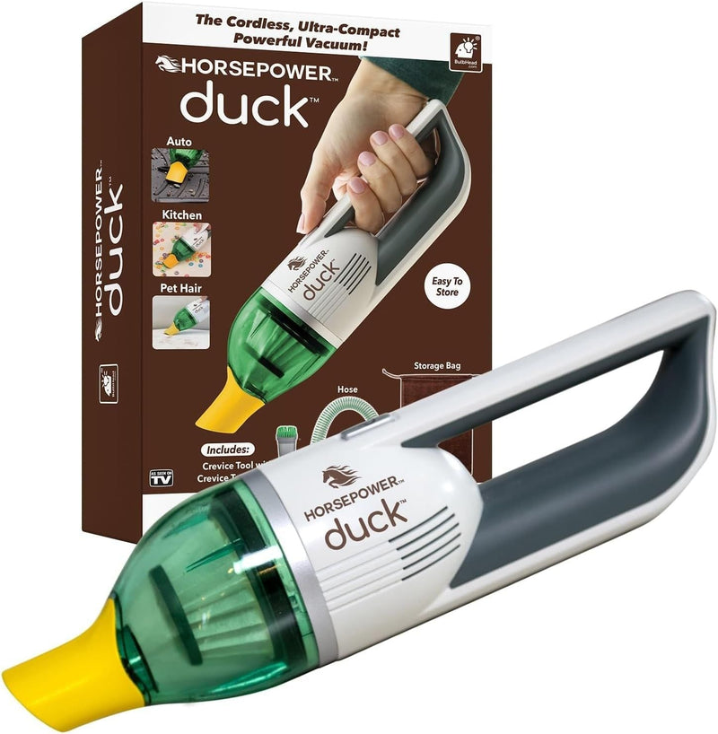 As Seen On TV Horsepower Duck Ultra-Compact Cordless Handheld Vacuum S6