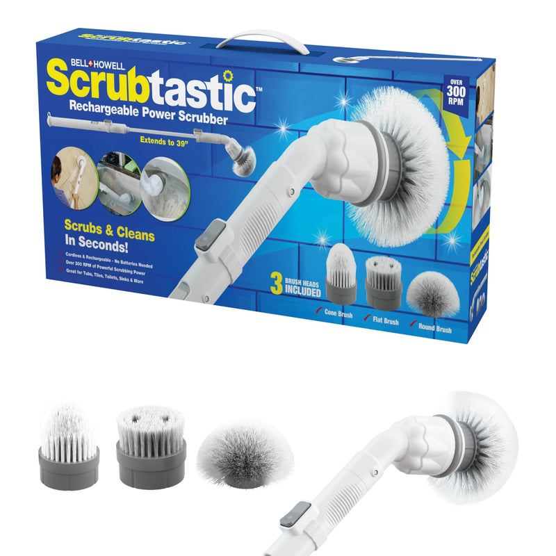 As Seen On TV Scrubtastic Rechargeable Power Scrubber Brush R8