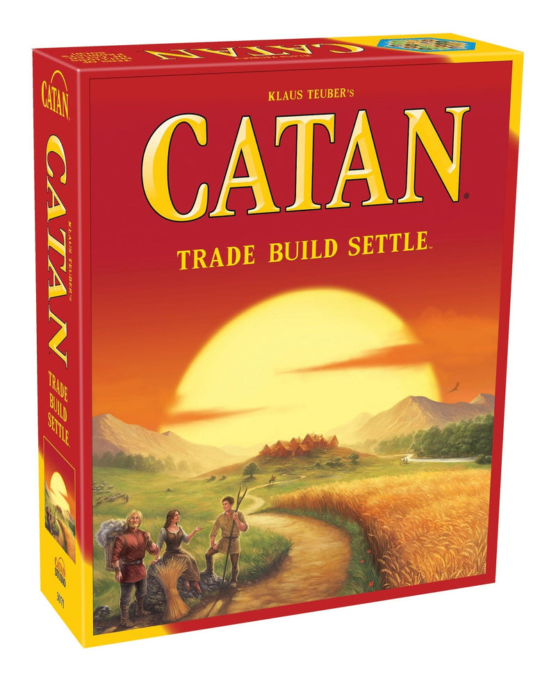 Asmodee Klaus Teuber's Settlers of Catan Original Trade Build Settle Board Game Set, Ages 10+ N3