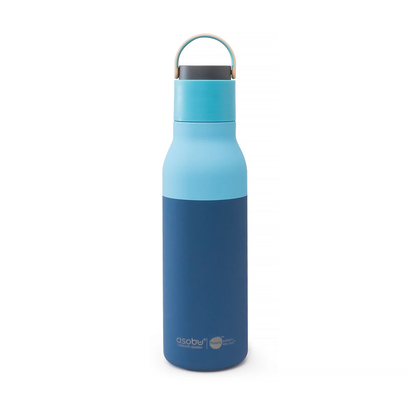 Asobu Metro Ceramic Water Bottle, 22-oz, Pastel Blue R8