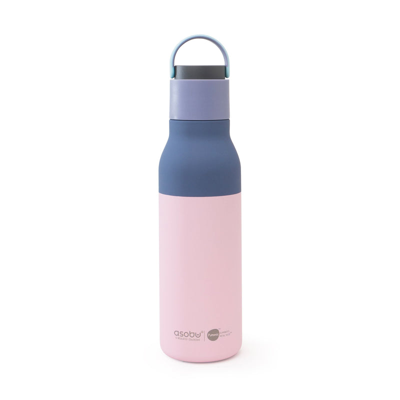 Asobu Metro Ceramic Water Bottle, 22-oz, Pastel Pink I0