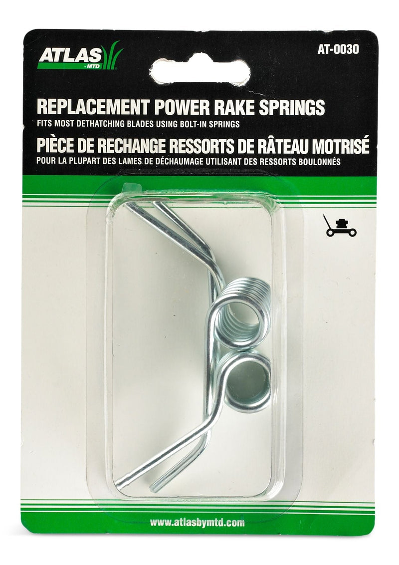 Atlas Dethatching Steel Spring, Snap-In, 2-pk; for Lawn Mower Dethatching Blades G9