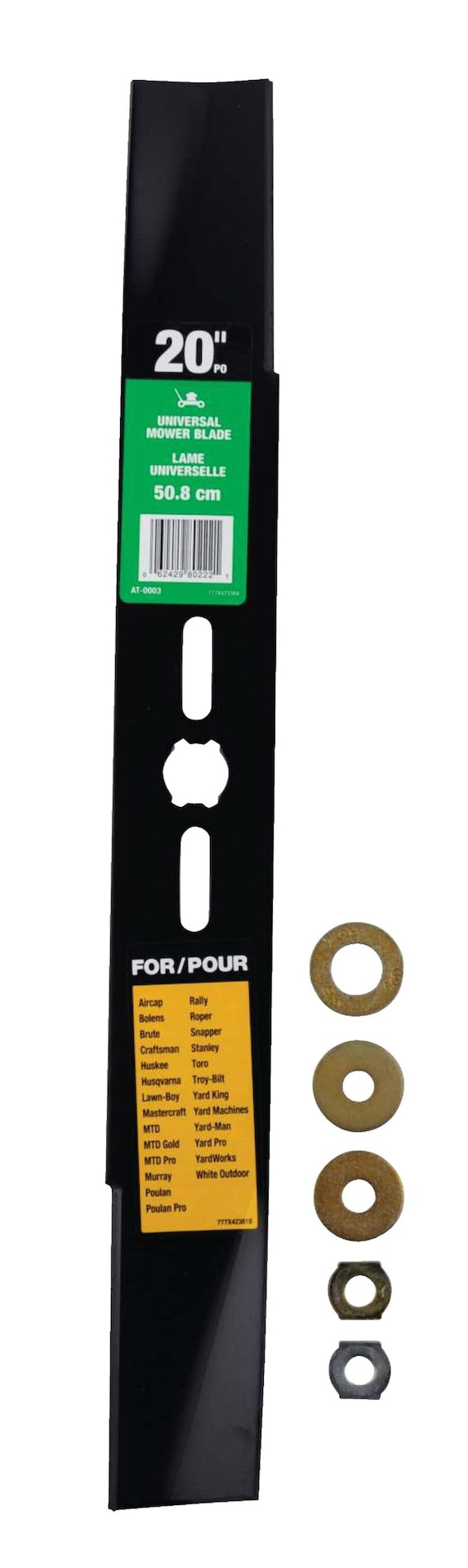 Atlas Lawn Tractor Two Replacement Blade Set, 42-in, Black V5