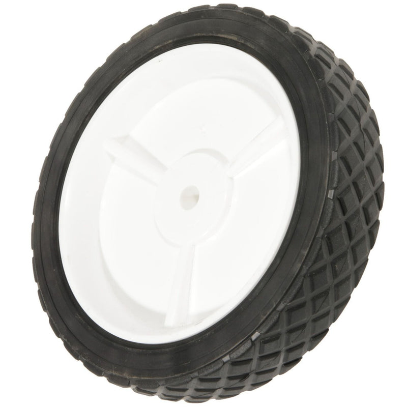 Atlas Plastic Lawn Mower Replacement Wheel, Wide Tread 8-in x 1.75-in K3