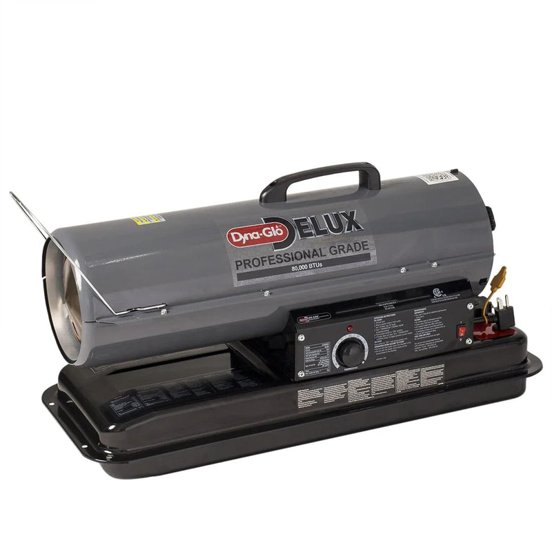 Delux 80,000 BTU Indoor/Outdoor Portable Kerosene Forced Air Heater W1