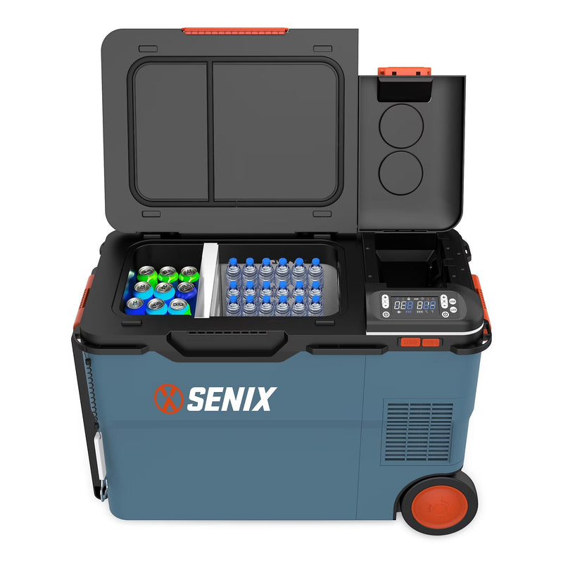 SENIX 26.4 Quart Portable Cooler/Warmer with Dual Mode Temperature Control, USB Ports, and Hybrid Power Options, Mini Fridge for Camping,... Q6