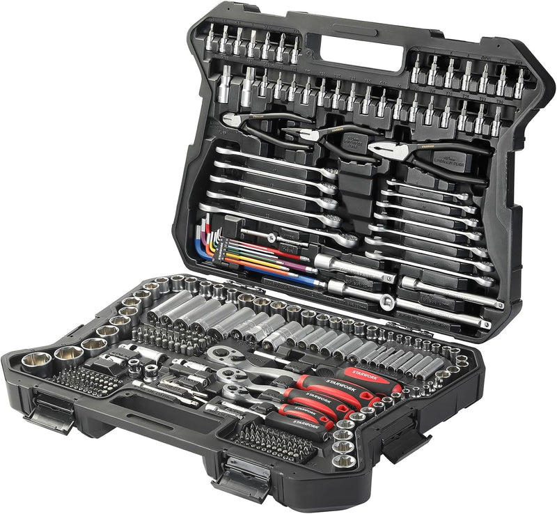 314-Piece Mechanics Tool Set and Socket Set, Professional Metric Set Q5