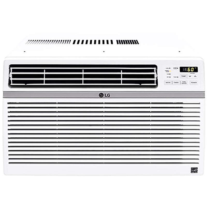 LG 8,000 BTU 340 Sq ft Window Air Conditioner with Remote Control, White, LW8016ER B6