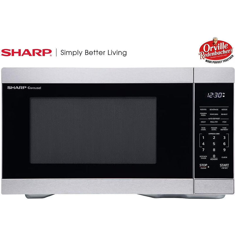 Sharp 1.1 CF Countertop Microwave Oven, Orville Redenbacher s Certified I4