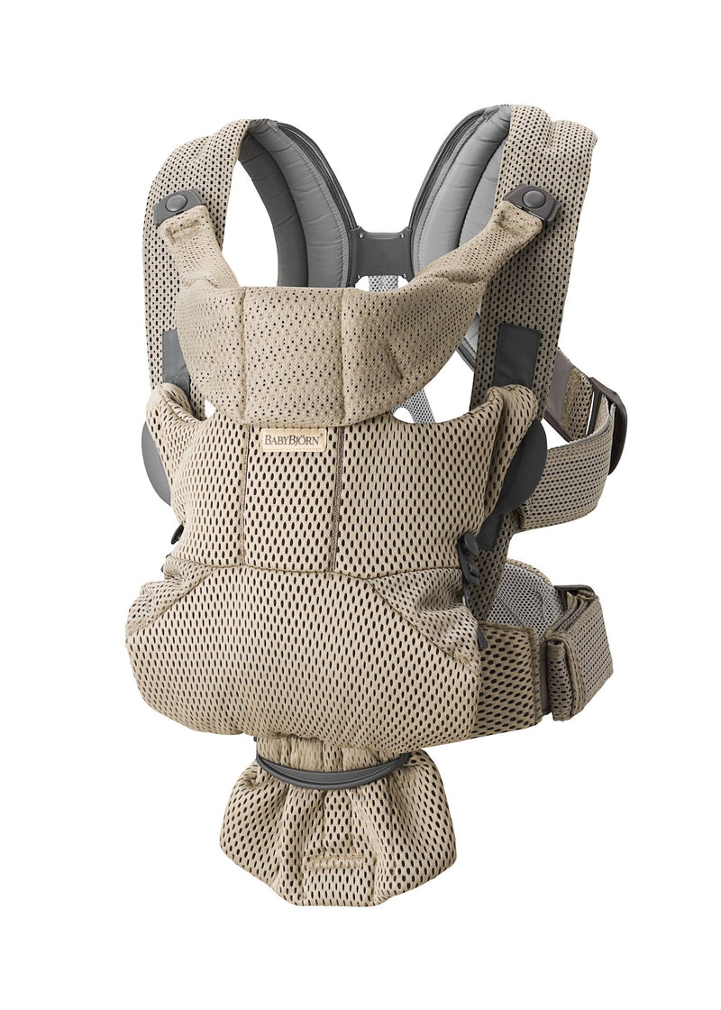 BabyBjorn Carrier Free In Light, XS to XXL, Beige O7