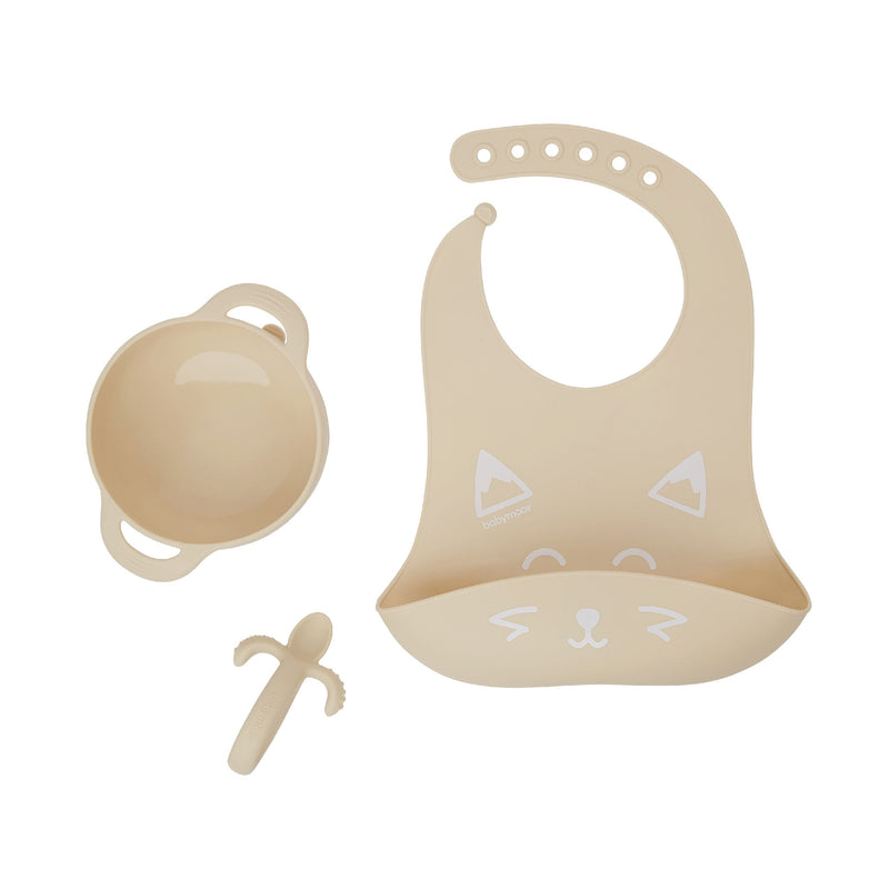 BabyMoov First'isy Silicone Feeding Set, Fox Y1