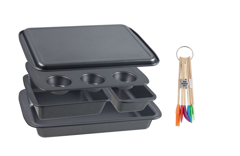 Bakers Secret 11 piece Carbon Steel Nesting Set + 6 Tools G7