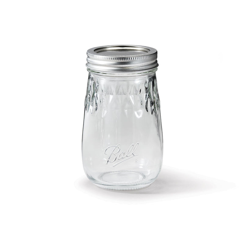 Ball Regular Mouth Pint Flute, 16-oz/473-mL, BPA-free, 4-pk Y7