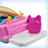 Barbie 3-Seater Floating Boat with Puppy & Accessories, Ages 3+