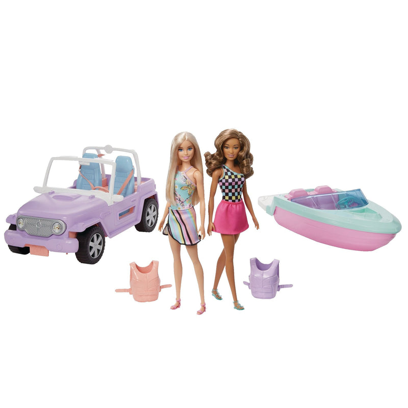 Barbie & Friend Vehicles Buildup Set, Ages 3 to 7 B0