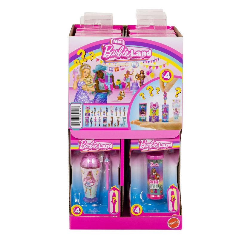 Barbie Mini BarbieLand Series 4 Cutie/Pop/Colour Reveal Dolls, Assorted Styles F0