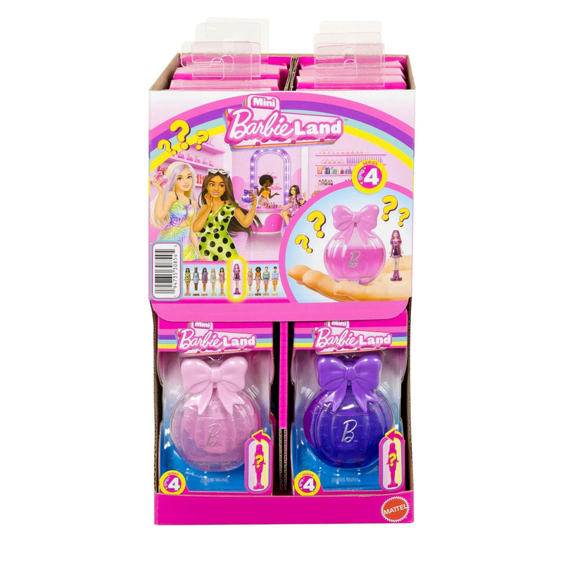 Barbie Mini BarbieLand Series 4 Fashionista Dolls with Surprise Blush Reveal, Assorted Styles H3