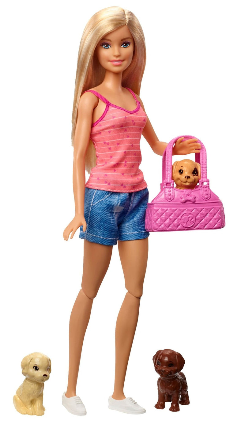 Barbie Puppy Bath Time Doll Toy & Playset For Kids, Assorted, Ages 3+ Z4