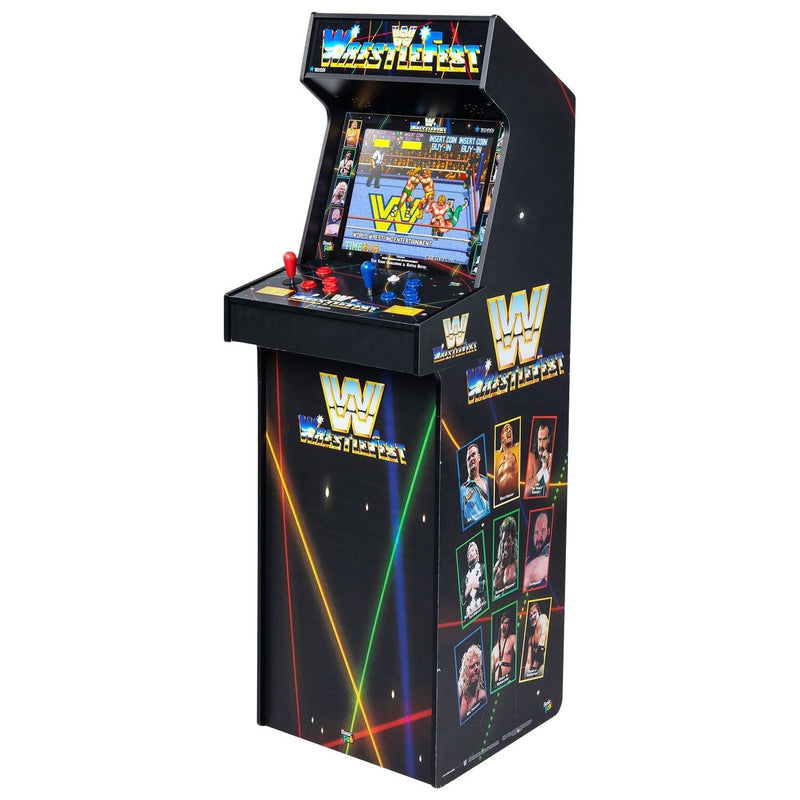 Basic Fun WWE Ultra Series Arcade Classics Deluxe Cabinet for Home, Free Standing Game Machine with 5 Games U2