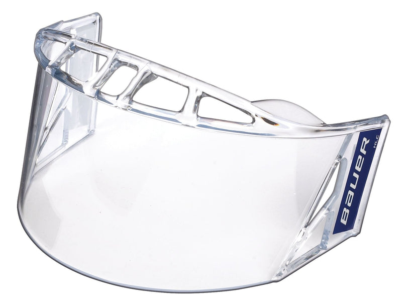 Bauer HLC Clear Half-Shield Senior Hockey Face Mask/Visor with Anti-Fog Film & High Impact Polycarbonate Shield B2
