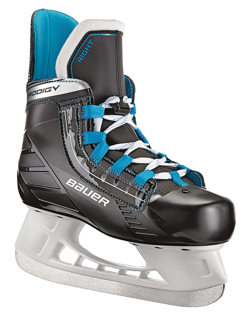 Bauer Prodigy Hockey Skates, Junior, Black/Blue Y0