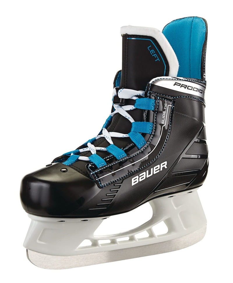 Bauer Prodigy Hockey Skates, Youth, Black/Blue P8