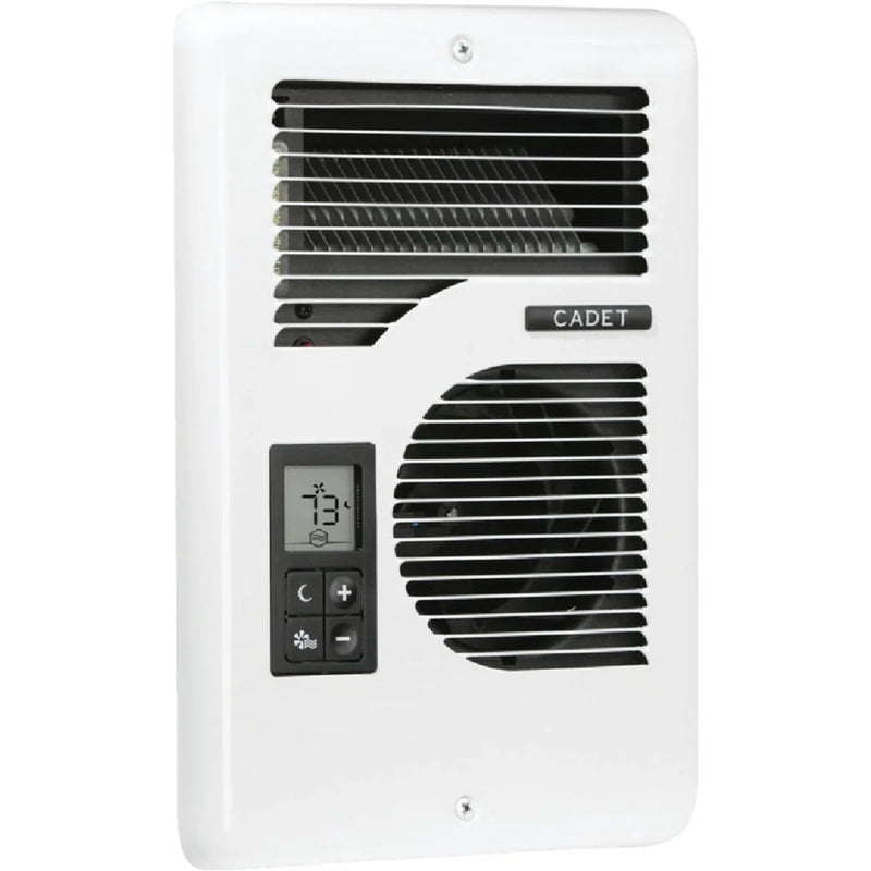 Cadet Energy Plus Wall Heater, Digital Thermostat, 240/208/120V, White A8