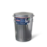 Behrens Galvanized Steel Circular Multi-Purpose Garbage Can, 75-L (19.8 US gal)