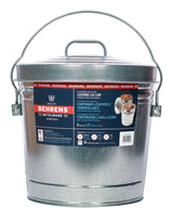Behrens Galvanized Steel Multi-Use/Garbage Can with Locking Lid, 22-L (6 US gal)