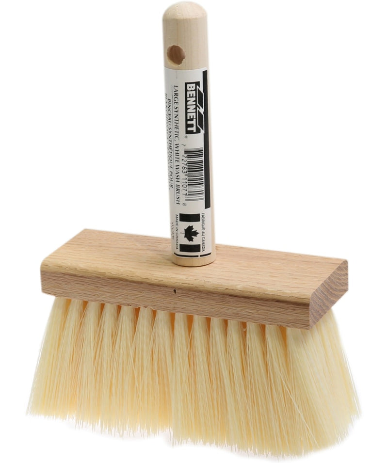 Bennett Large White Natural Fibre Wash Brush, 150-mm R2