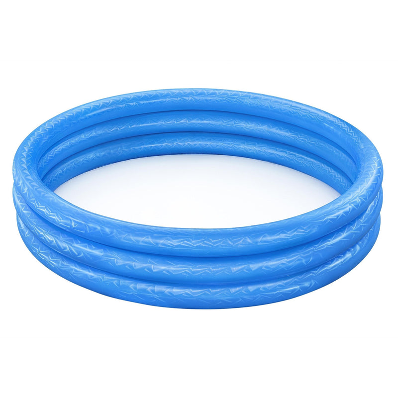 Bestway Inflatable 3-Ring Pool, 5-ft x 12-in, Assorted Colours K9