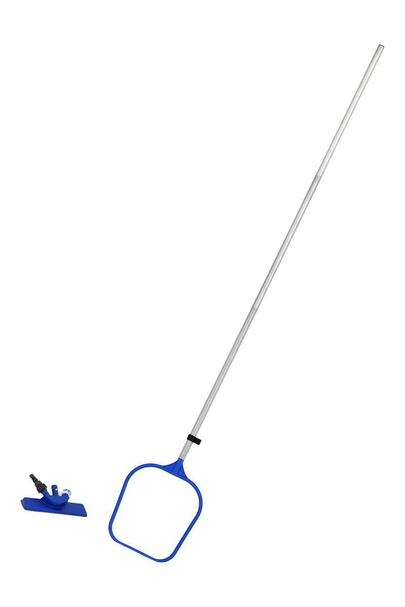 Bestway Pool Hydro Cleaning Above Ground Pool Maintanance Kit with Vacuum, Skimmer & Pole L8